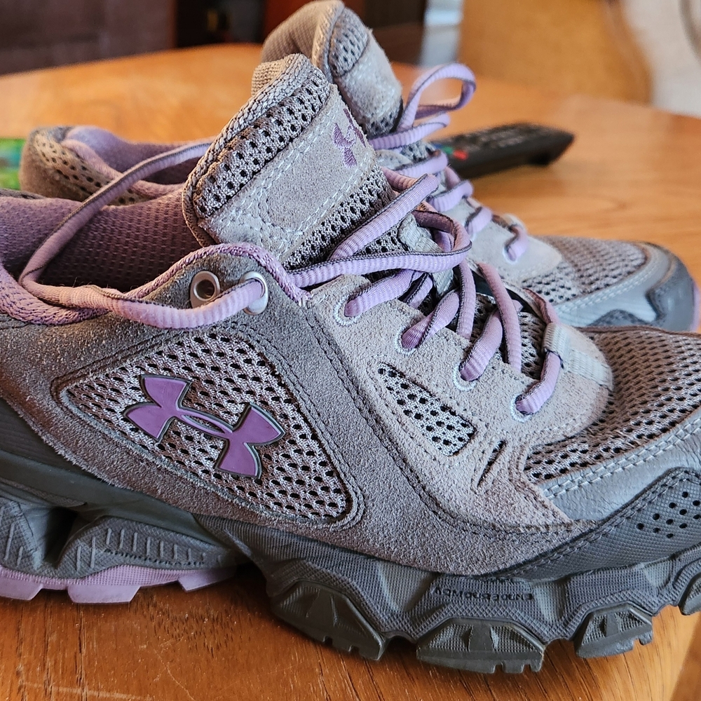 Under Armour Women's Athletic Shoes in Gray and Purple